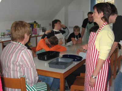 Arbeit im K�chenbereich